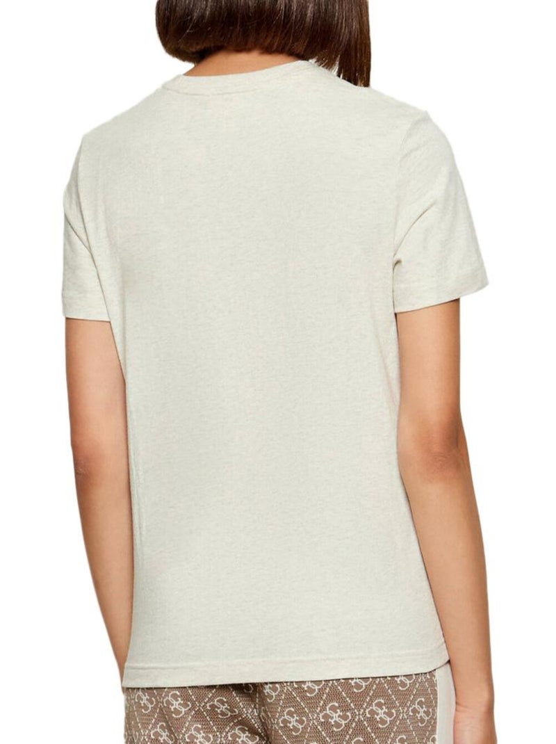 Camiseta de Mujer Calvin Klein Jeans Beige - Kiabi