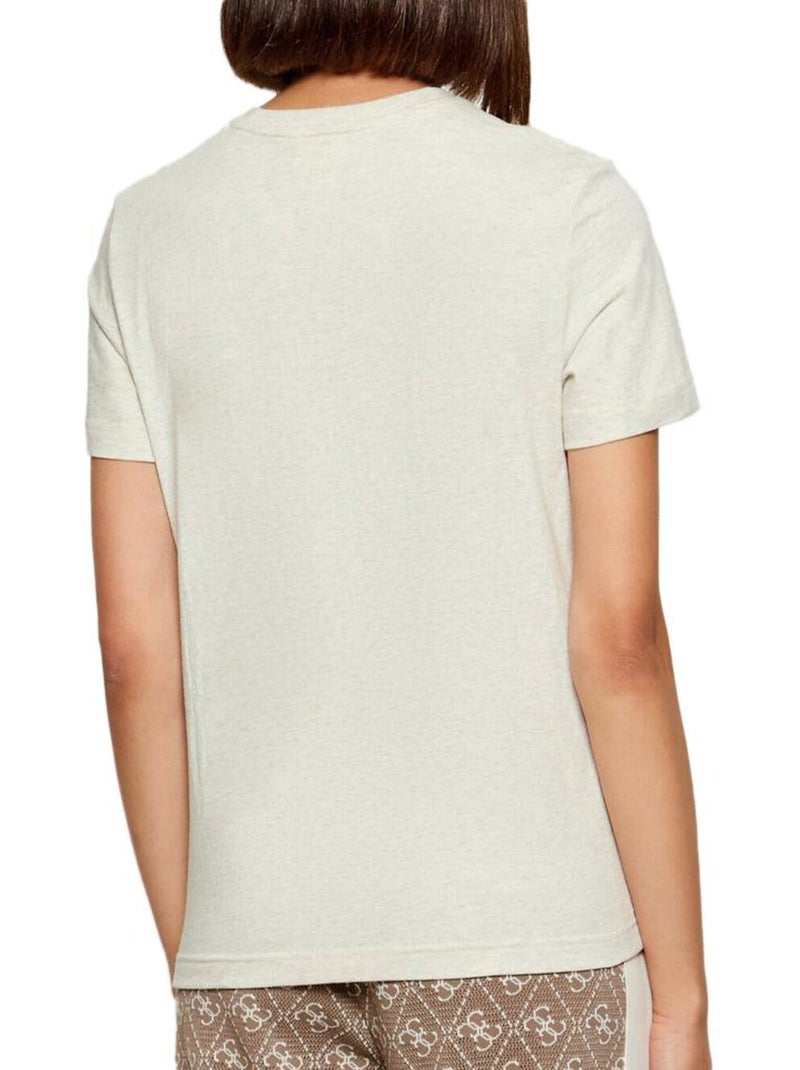 Camiseta de Mujer Calvin Klein Jeans Beige - Kiabi