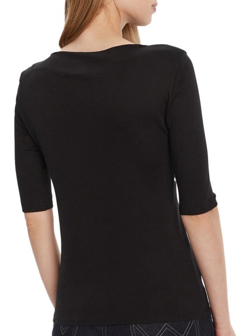 Camiseta de Mujer Calvin Klein Jeans Negro - Kiabi