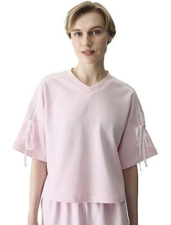 Camiseta de mujer con detalle de lazo penti
