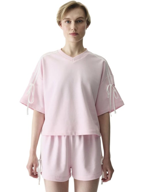 Camiseta de mujer con detalle de lazo penti - Kiabi