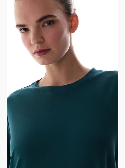 Camiseta de mujer cuello redondo penti - Kiabi