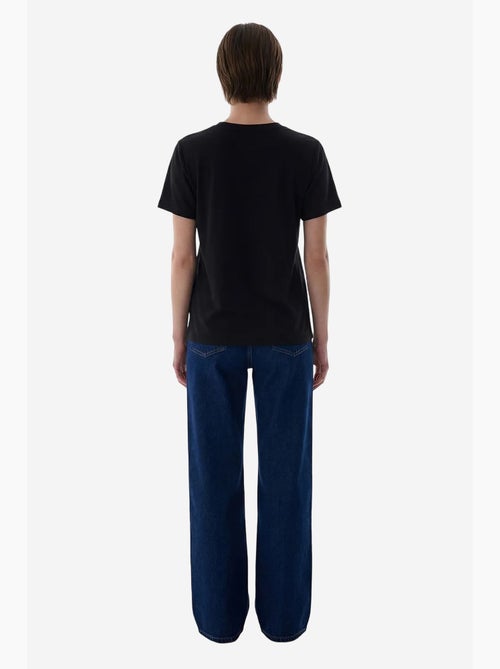 Camiseta de mujer cuello redondo penti - Kiabi Camiseta de mujer cuello redondo penti - Kiabi