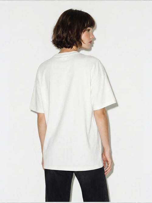 Camiseta de mujer de algodón y elastano lucci - Kiabi