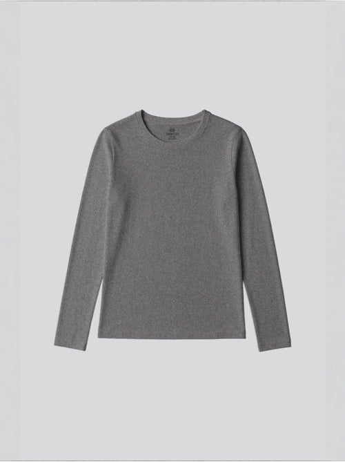 Camiseta de mujer de algodón y elastano tommy - Kiabi Camiseta de mujer de algodón y elastano tommy - Kiabi