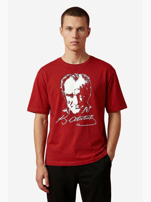 Camiseta de mujer de algodón y elastano tommy - Kiabi