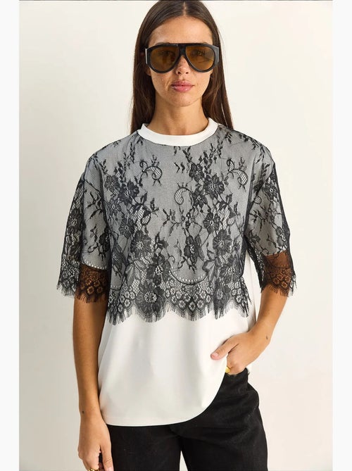 Camiseta de mujer de mezcla de viscosa lucci - Kiabi
