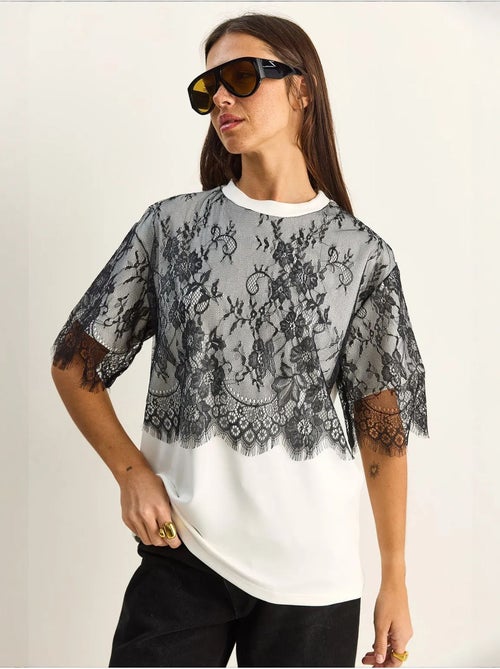 Camiseta de mujer de mezcla de viscosa lucci - Kiabi