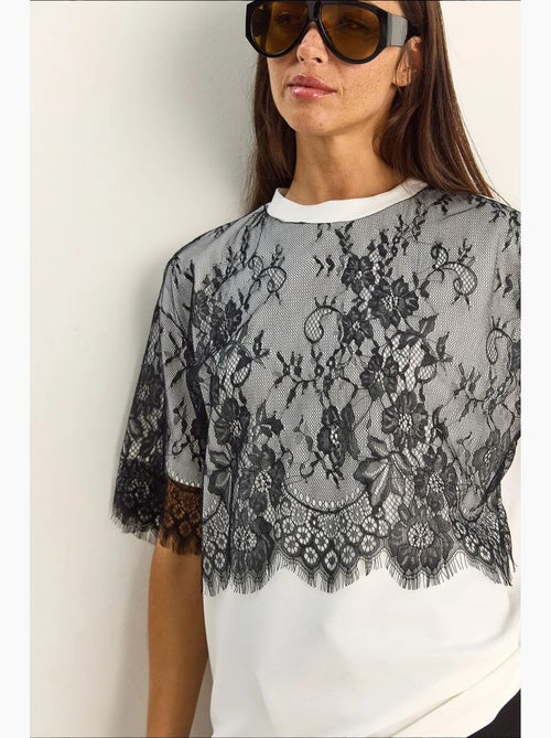 Camiseta de mujer de mezcla de viscosa lucci - Kiabi