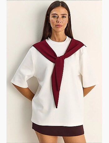Camiseta de mujer de poliéster y elastano lucci