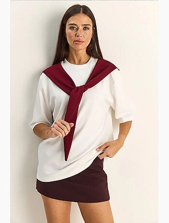 Camiseta de mujer de poliéster y elastano lucci