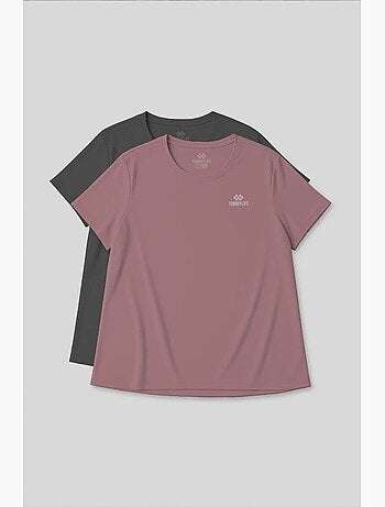 Camiseta de mujer de poliéster y elastano tommy