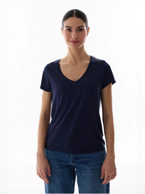 Camiseta de mujer en modal penti - Kiabi Camiseta de mujer en modal penti - Kiabi