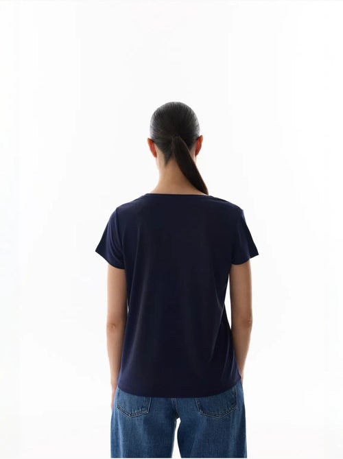 Camiseta de mujer en modal penti - Kiabi Camiseta de mujer en modal penti - Kiabi