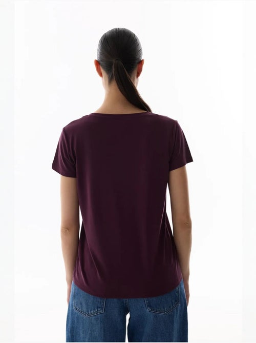 Camiseta de mujer en modal penti - Kiabi Camiseta de mujer en modal penti - Kiabi