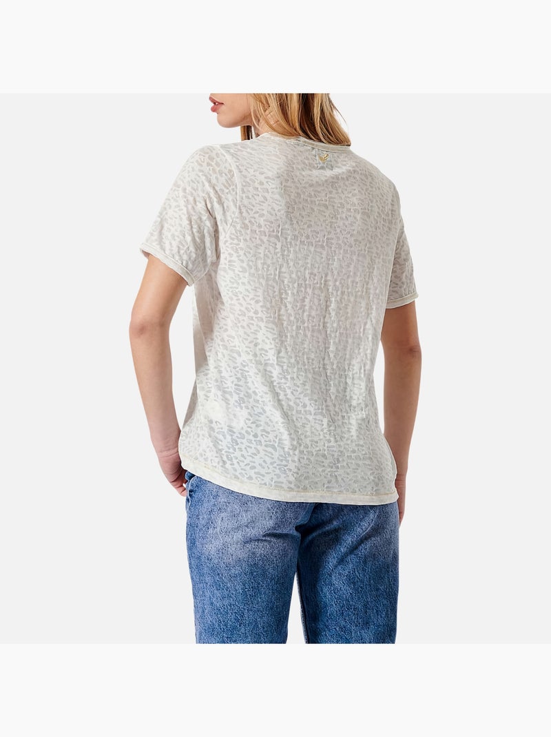 Camiseta de Mujer Kaporal Blanco - Kiabi