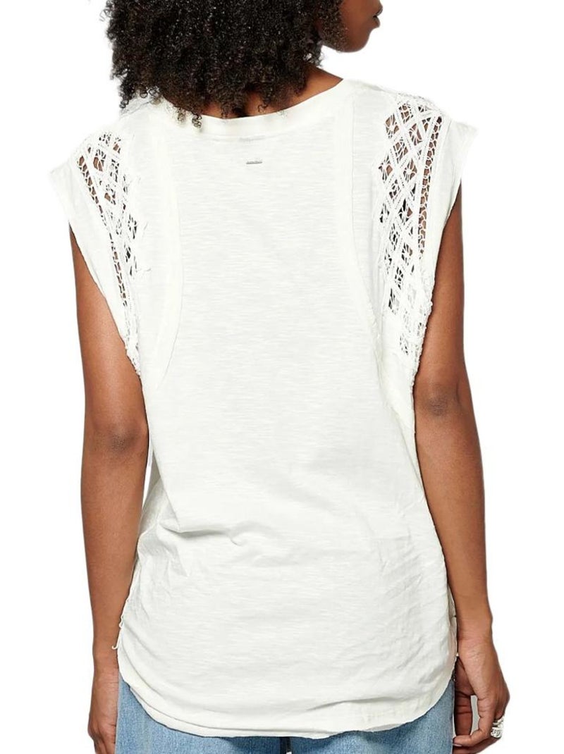 Camiseta de Mujer Kaporal Blanco - Kiabi