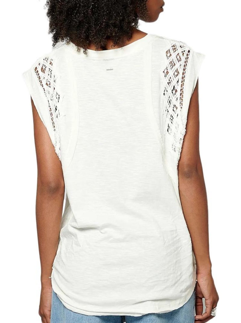 Camiseta de mujer kaporal Blanco - Kiabi