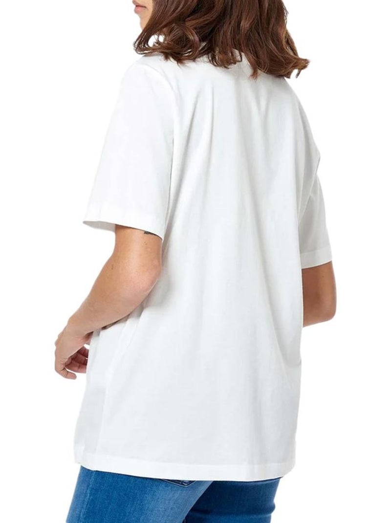 Camiseta de Mujer Kaporal Blanco - Kiabi