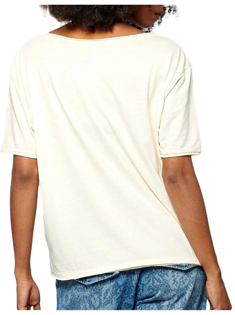 Camiseta de Mujer Kaporal Crudo - Kiabi