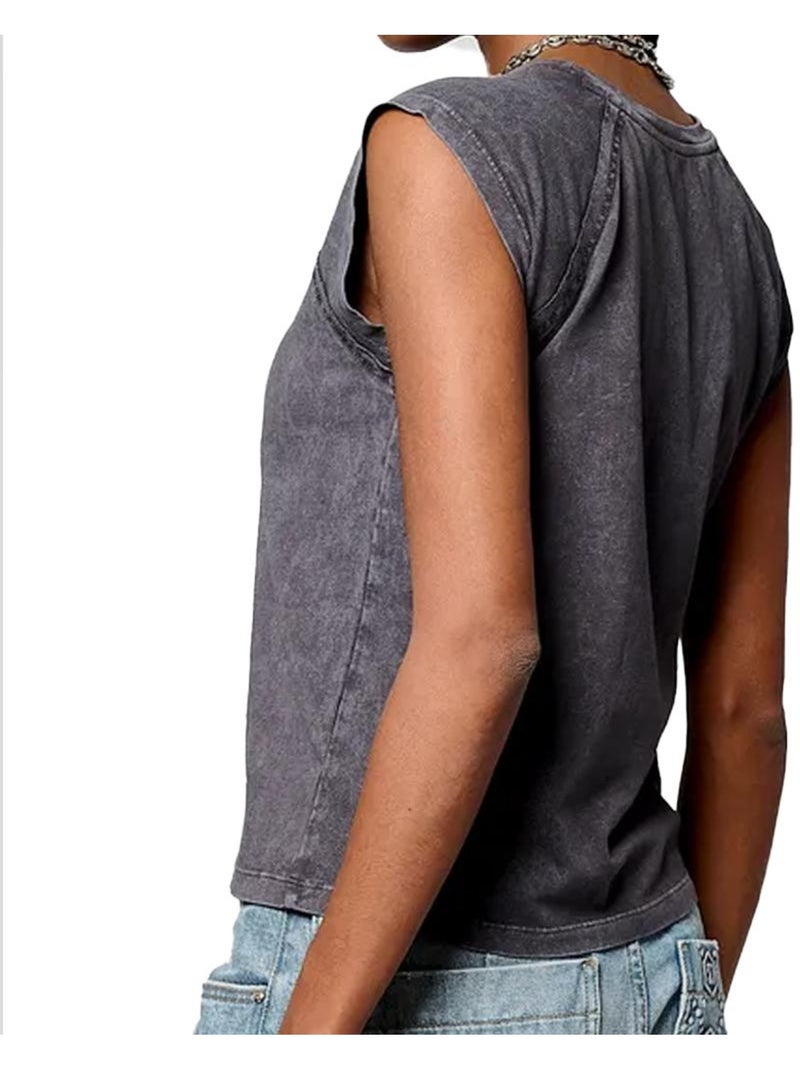 Camiseta de Mujer Kaporal Gris plateado - Kiabi