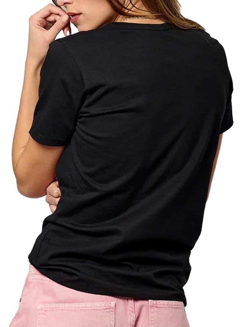 Camiseta de Mujer Kaporal Negro - Kiabi