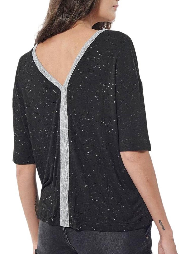 Camiseta de mujer kaporal Negro - Kiabi