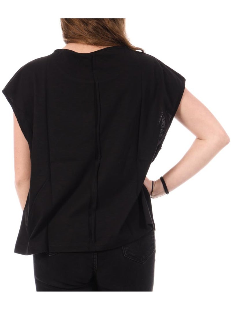 Camiseta de Mujer Kaporal Negro - Kiabi