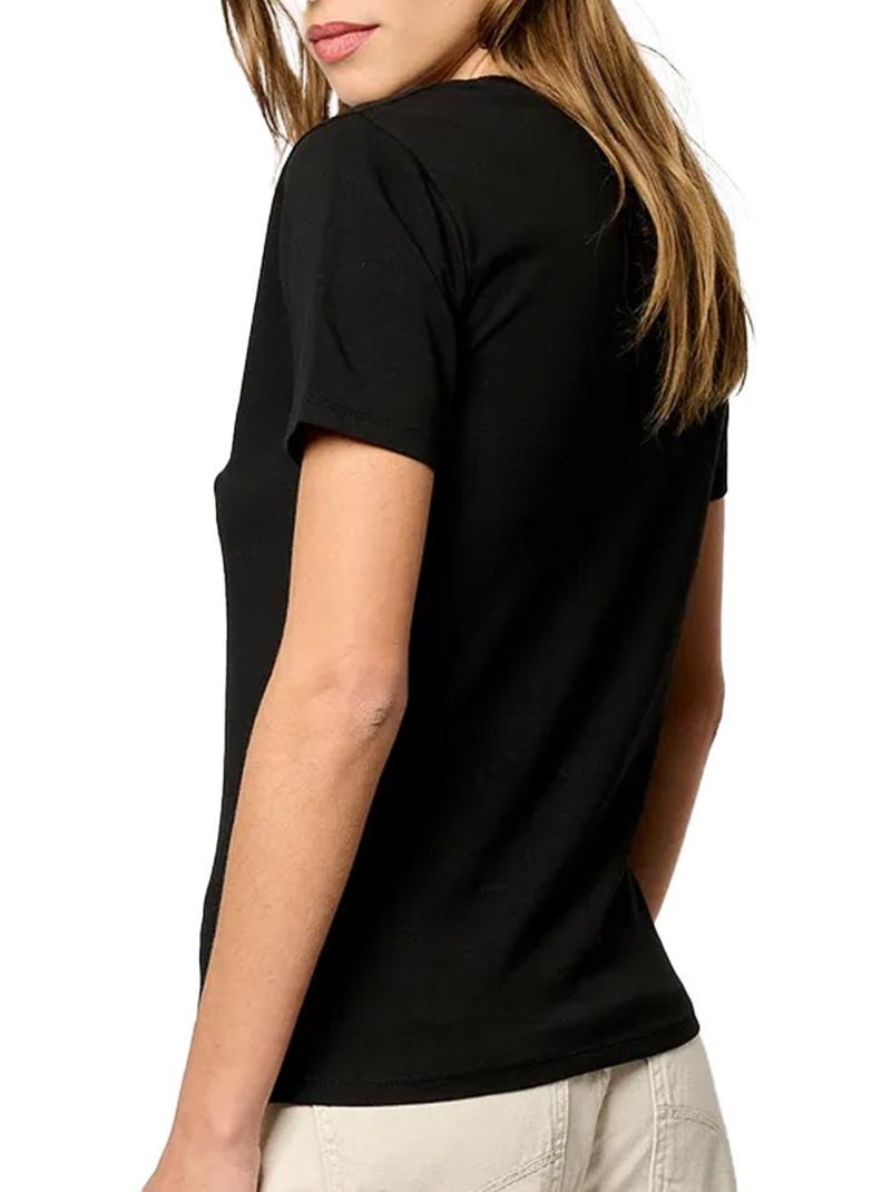 Camiseta de Mujer Kaporal Negro - Kiabi