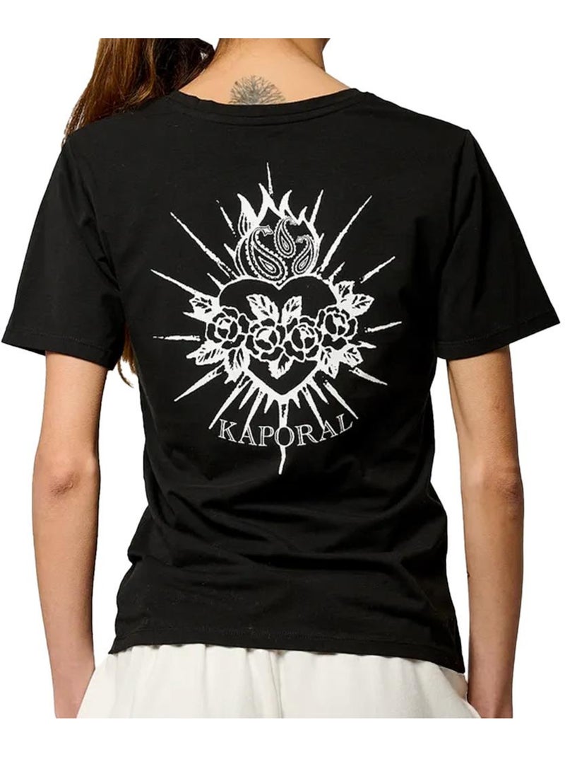 Camiseta de Mujer Kaporal Negro - Kiabi