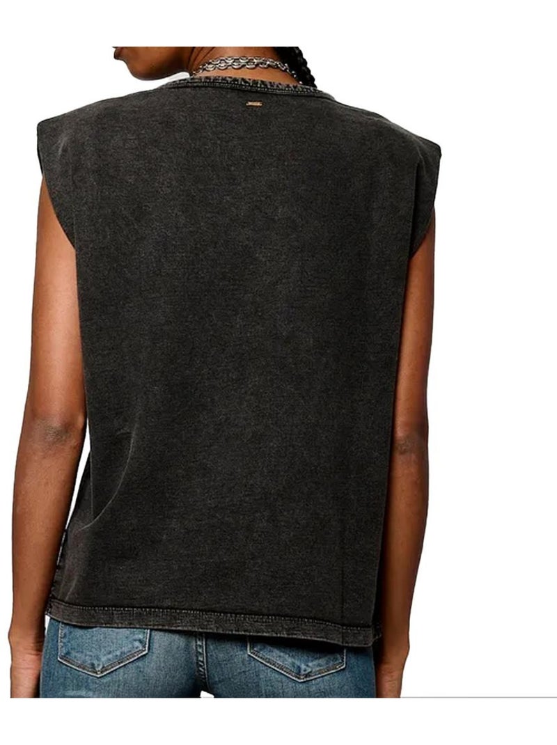 Camiseta de mujer Kaporal Negro - Kiabi