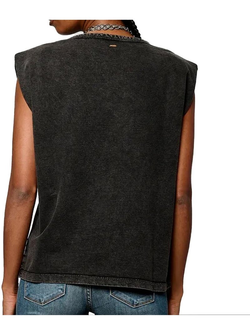 Camiseta de mujer Kaporal Negro - Kiabi