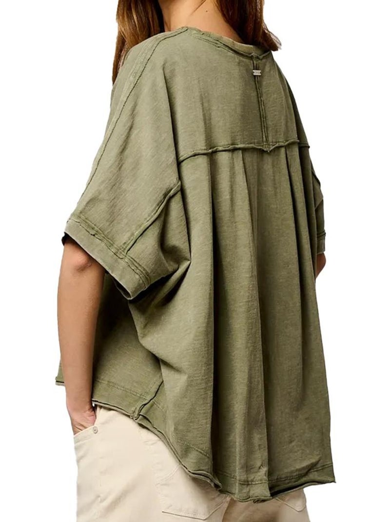 Camiseta de mujer Kaporal Verde caqui claro - Kiabi