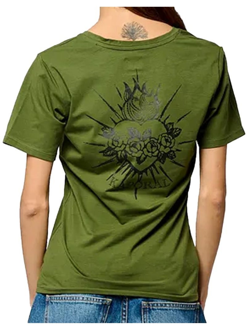 Camiseta de Mujer Kaporal Verde caqui claro - Kiabi