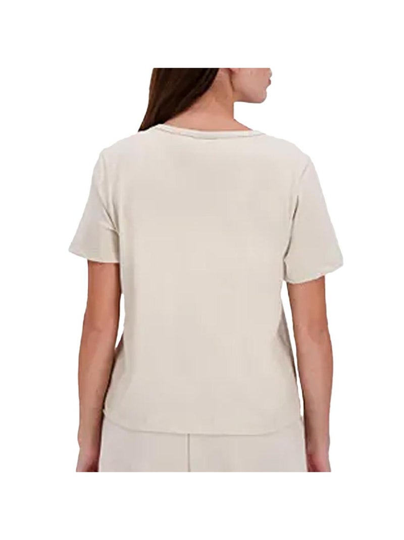 Camiseta de Mujer Le Coq Sportif Beige - Kiabi