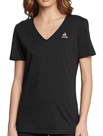Camiseta de Mujer Le Coq Sportif con Cuello
