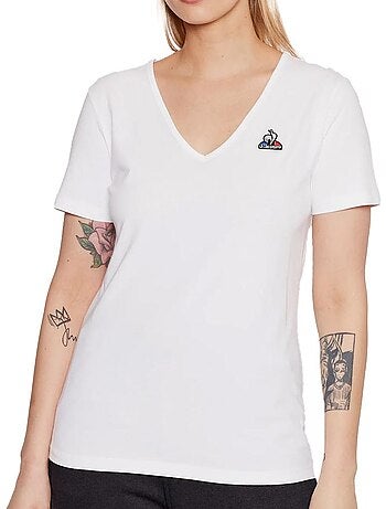 Camiseta de Mujer Le Coq Sportif Manga Corta