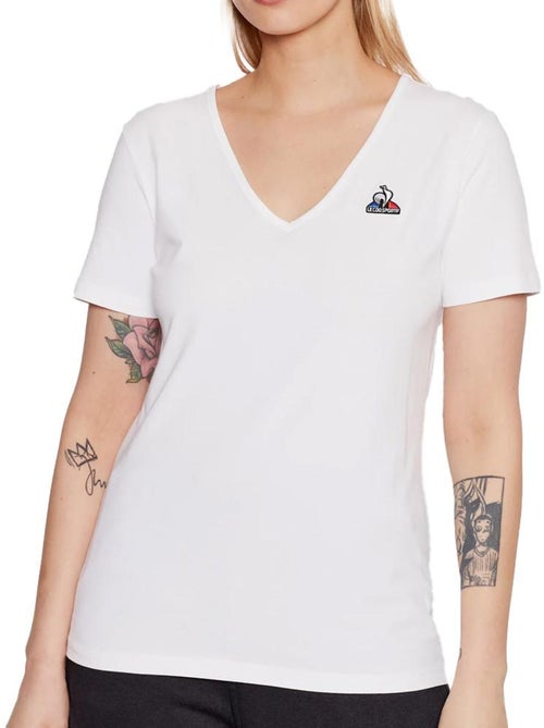 Camiseta de Mujer Le Coq Sportif Manga Corta - Kiabi