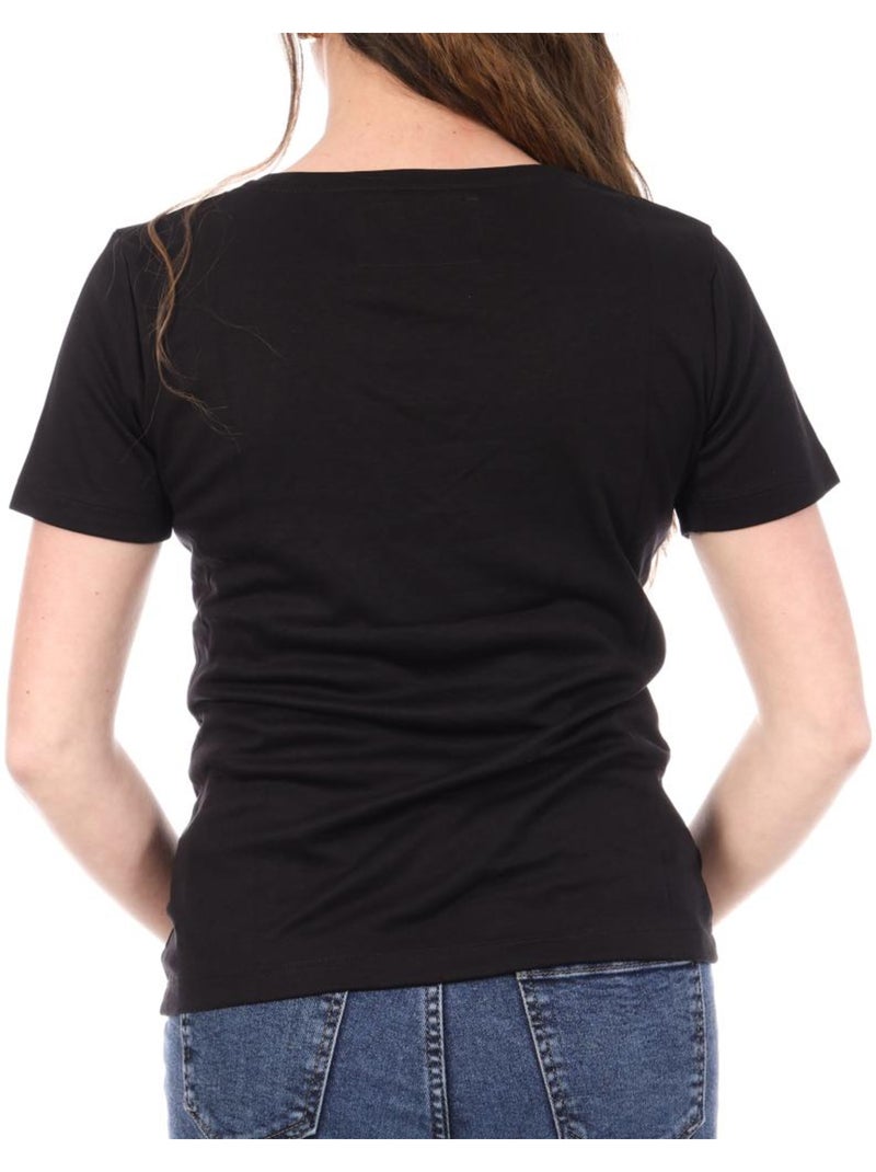 Camiseta de mujer le coq sportif Negro - Kiabi