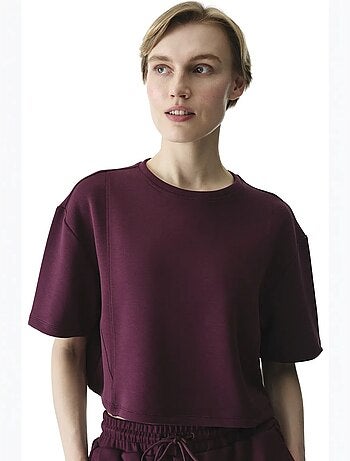 Camiseta de mujer silky feel con pespuntes penti