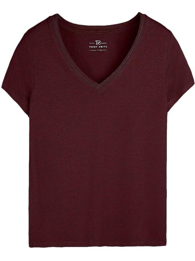 Camiseta de mujer teddy smith Burdeos - Kiabi