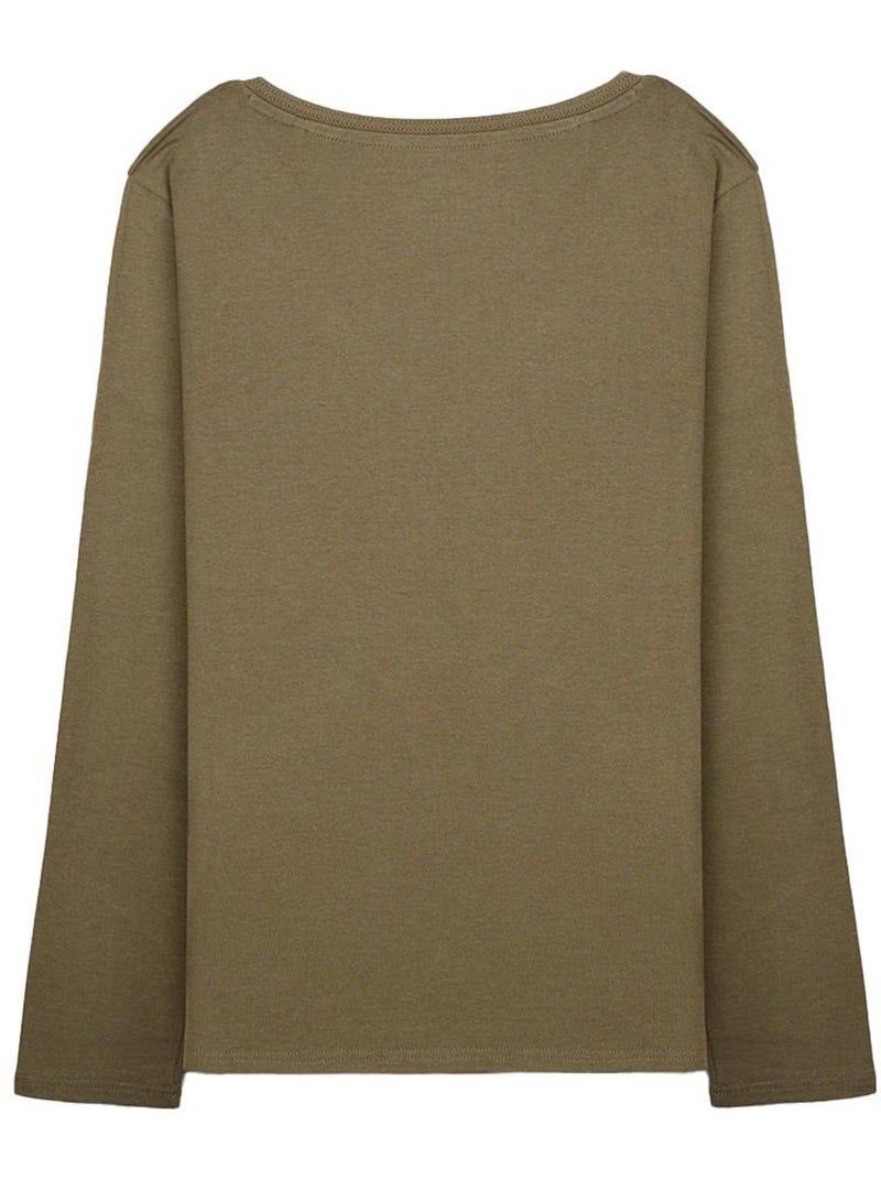 Camiseta de mujer Teddy Smith Verde caqui claro - Kiabi
