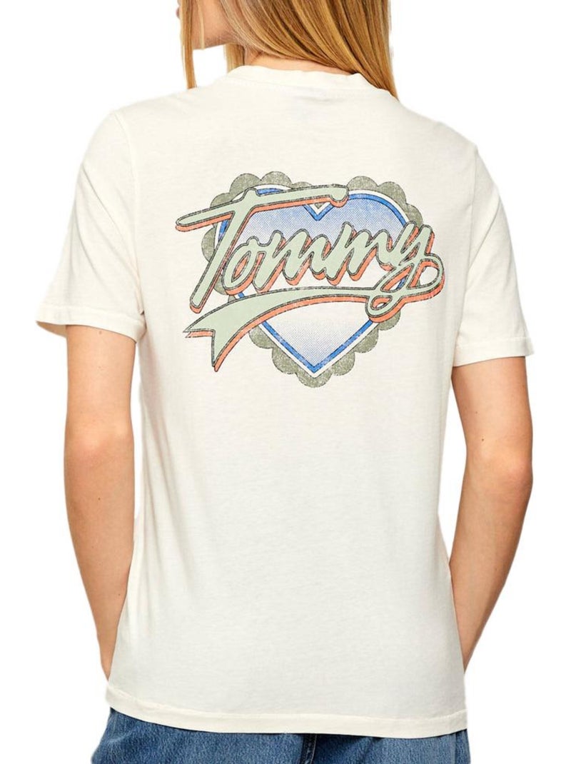 Camiseta de Mujer Tommy Hilfiger Blanco - Kiabi