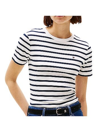 Camiseta de Mujer Tommy Hilfiger de con Cuello Redondo