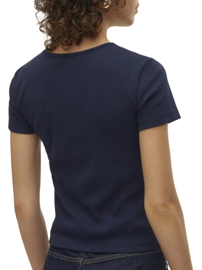 Camiseta de Mujer Vero Moda Azul marino - Kiabi