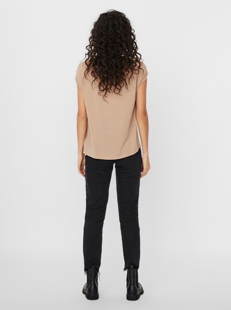 Camiseta de Mujer Vero Moda Beige - Kiabi