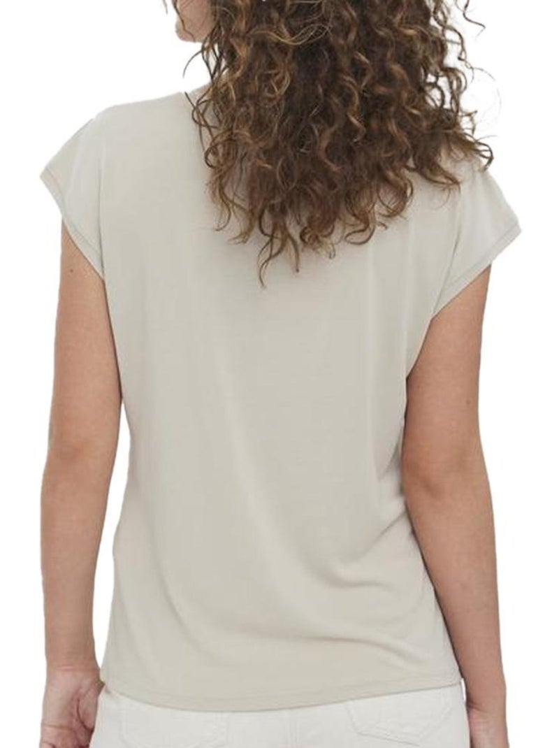 Camiseta de Mujer Vero Moda Beige - Kiabi