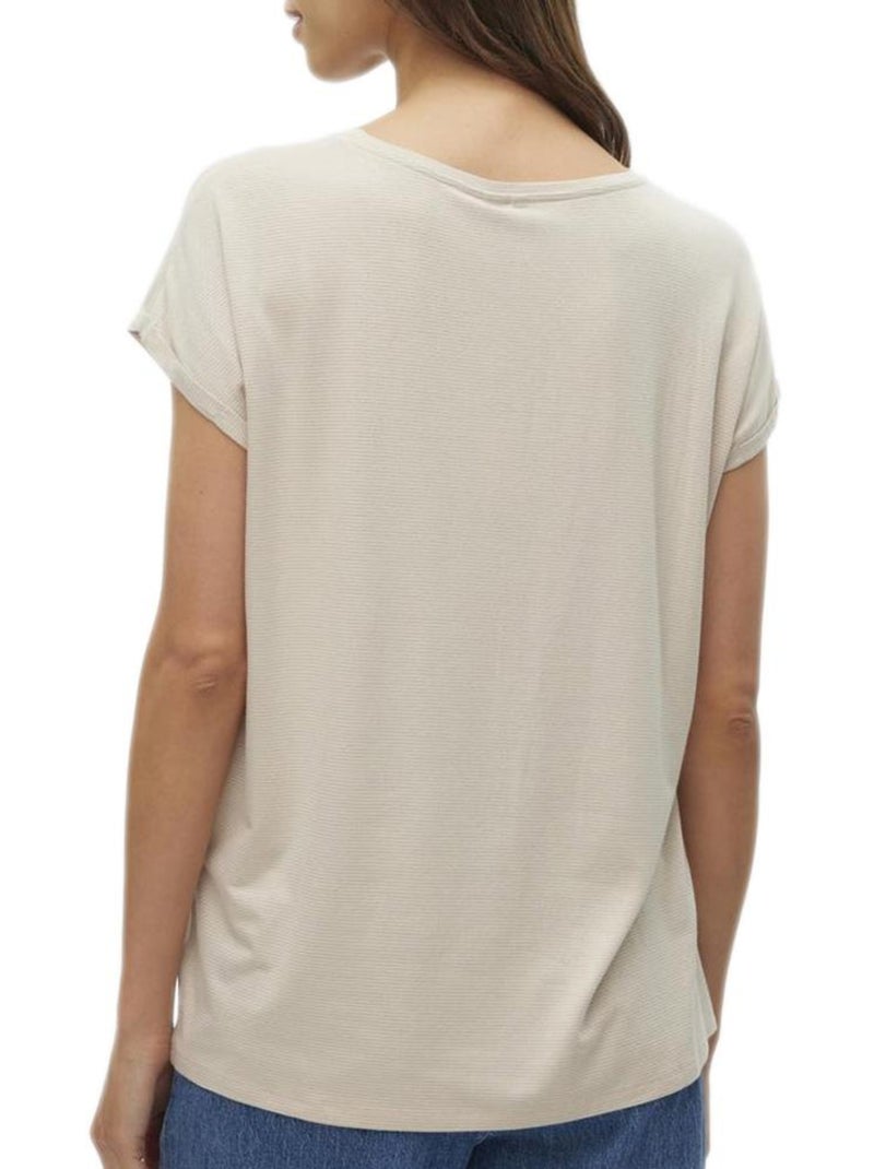 Camiseta de Mujer Vero Moda Beige - Kiabi