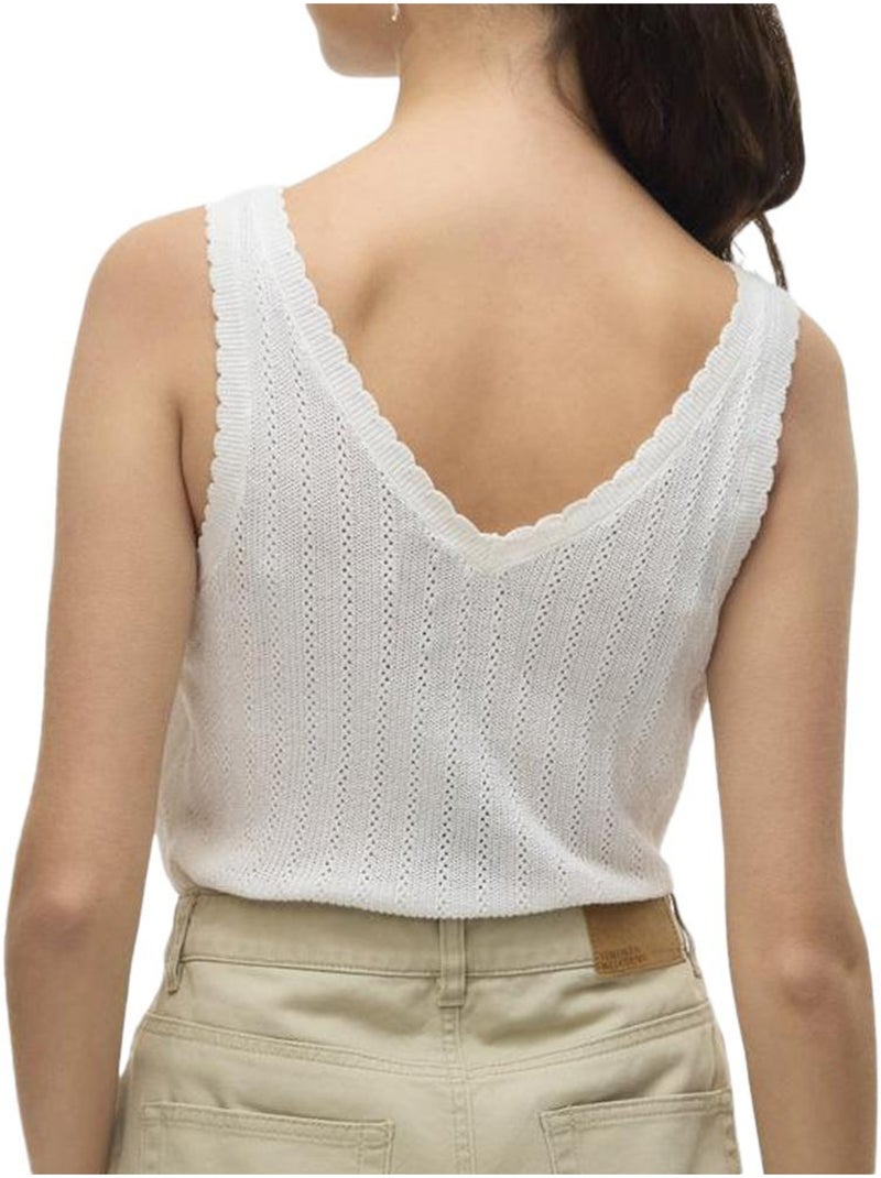 Camiseta de Mujer Vero Moda Blanco - Kiabi
