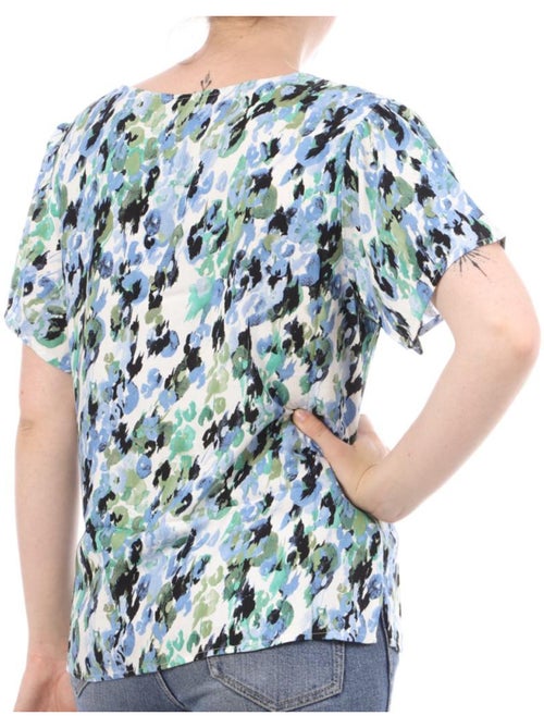 Camiseta de Mujer Vero Moda con Cuello de Pico y Estampado - Kiabi Camiseta de Mujer Vero Moda con Cuello de Pico y Estampado - Kiabi